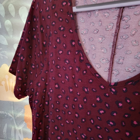 PLUS NWT LB Leopard Tunic - Picture 4 of 5